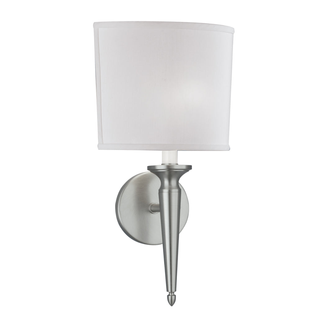 Norwell Lighting Georgetown 15" x 6" 1-Light Brushed Nickel ADA Sconce