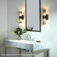 Norwell Lighting Icycle 19" x 4" 2-Light Chrome Vanity Wall Sconce With Clear Frosted Diffuser