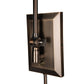 Norwell Lighting Maggie 7" x 5" 1-Light Architectural Bronze Swing Arm Sconce Indoor Wall Light