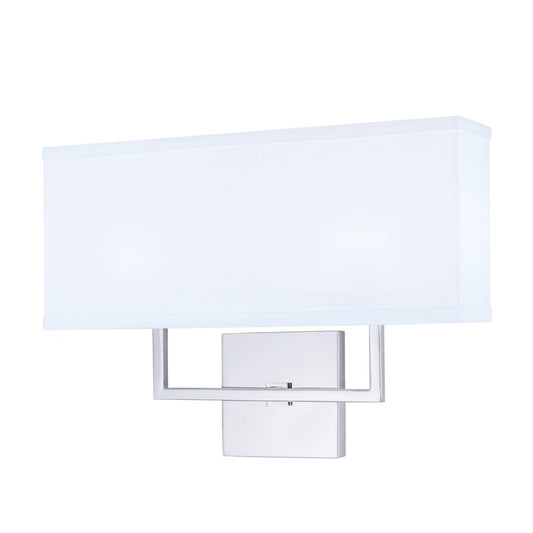 Norwell Lighting Maxwell 11" x 4" 2-Light Polished Nickel Wall Sconce