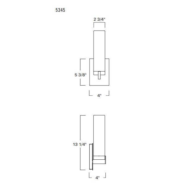 Norwell Lighting Newport 13" x 4" 1-Light Brushed Nickel Sconce With Matte Opal Glass Diffuser