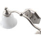 Norwell Lighting Trevi 8" x 17" 2-Light Brushed Nickel Vanity Light With Double Opal Diffuser