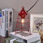 Ore International 10"H Red Camp Lantern Table Lamp