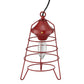 Ore International 10"H Red Camp Lantern Table Lamp