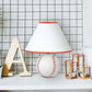 Ore International 12"H Ceramic Baseball Table Lamp
