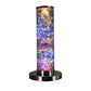 Ore International 13"H Exposed Multi-Colored Rope LED Namiri Column Table Lamp