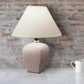 Ore International 13"H Urn-Shaped Ceramic Table Lamp In Ivory