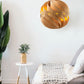 Ore International 14"H Cosmo White Oak Round Hardwired Pendant Light
