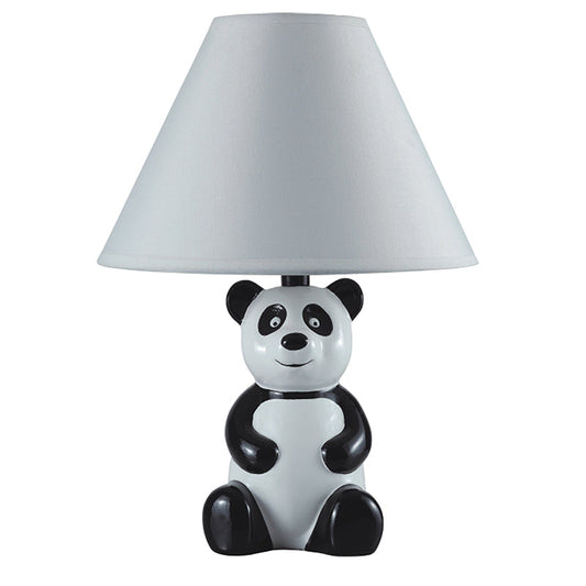 Ore International 14"H Panda Kid’s Table Lamp