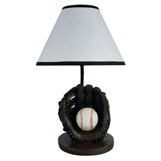 Ore International 15"H Baseball Accent Table Lamp
