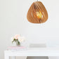 Ore International 16"H Dandee White Oak Hardwired Pendant Light