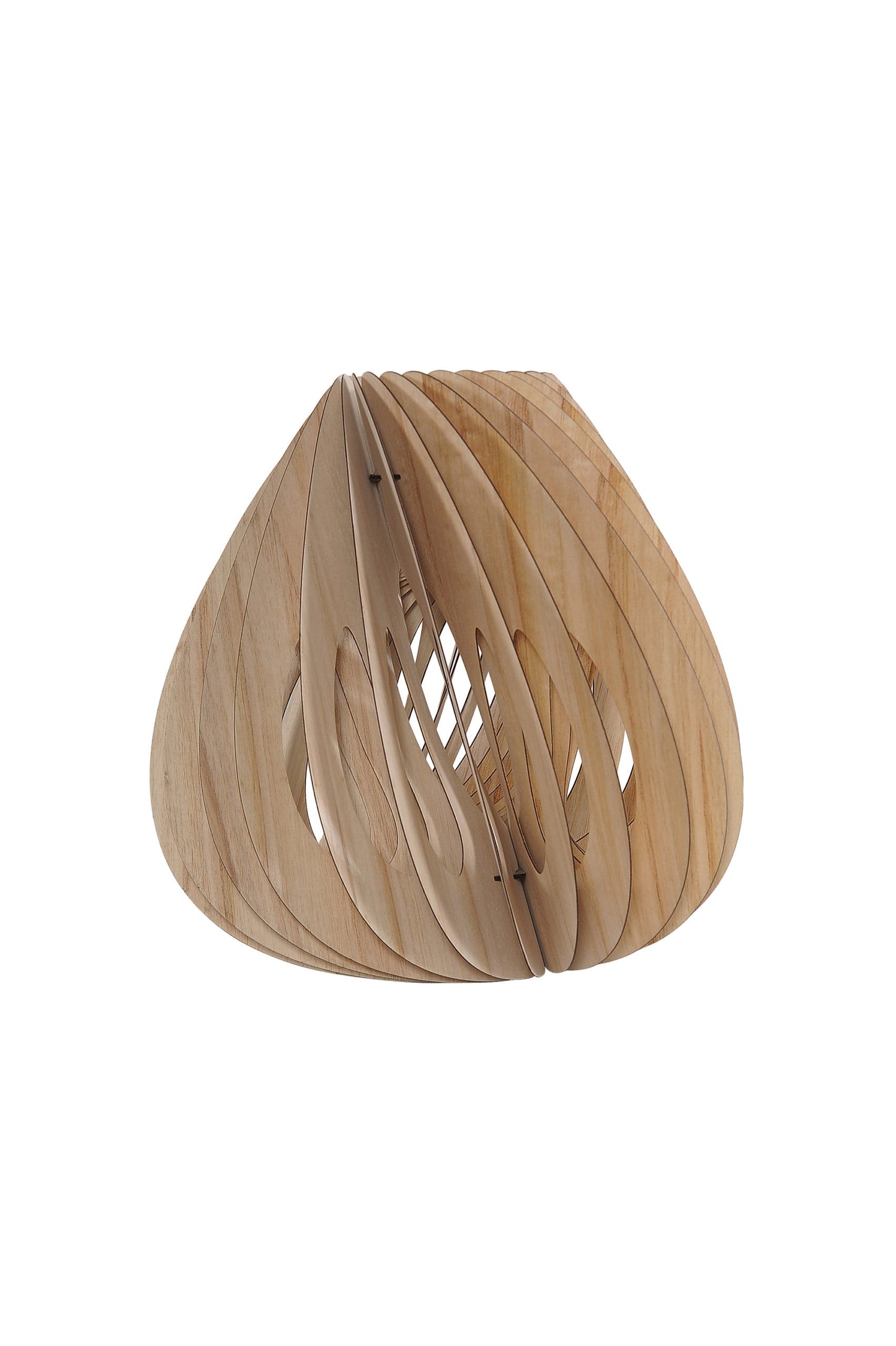 Ore International 16"H Dandee White Oak Hardwired Pendant Light