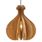 Ore International 16"H Vesta White Oak Hardwired Pendant Light