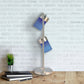 Ore International 2-Light Adjustable Table Lamp In Blue