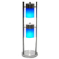 Ore International 2-Light Adjustable Table Lamp In Blue