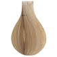 Ore International 20"H Acorus White Oak Wood Hardwired Ceiling Pendant & Table Lamp