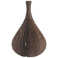 Ore International 20"H Calabash Walnut Wood Hardwired Ceiling Pendant & Table Lamp