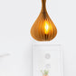Ore International 20"H Calabash White Oak Hardwired Ceiling Pendant & Table Lamp