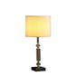 Ore International 20"H Elon Cut Crystal Column Modern Table Lamp