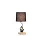 Ore International 21"H Modern Reader Black Sitting A Gray Stack Of Books Polyresin Table Lamp