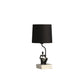 Ore International 21"H Modern Reader Black Sitting A Gray Stack Of Books Polyresin Table Lamp