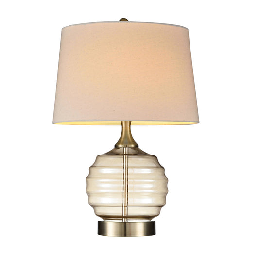 Ore International 23"H Tuscan Sun Glass Table Lamp