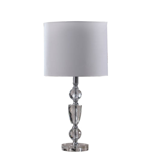 Ore International 24"H Cale Cut-Crystal Modern Table Lamp