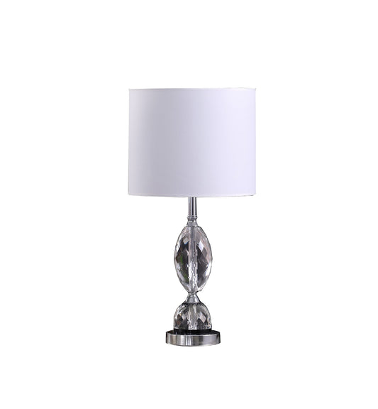 Ore International 24"H Georgia Pear Cut-Crystal Modern Table Lamp