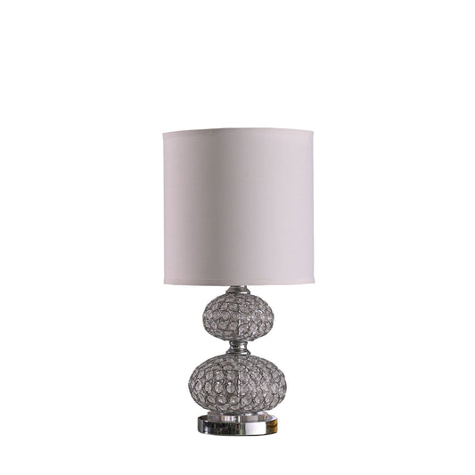 Ore International 24"H Mod Crystal Insp Retro Table Lamp