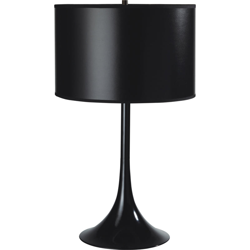 Ore International 25"H Black Metal Table Lamp