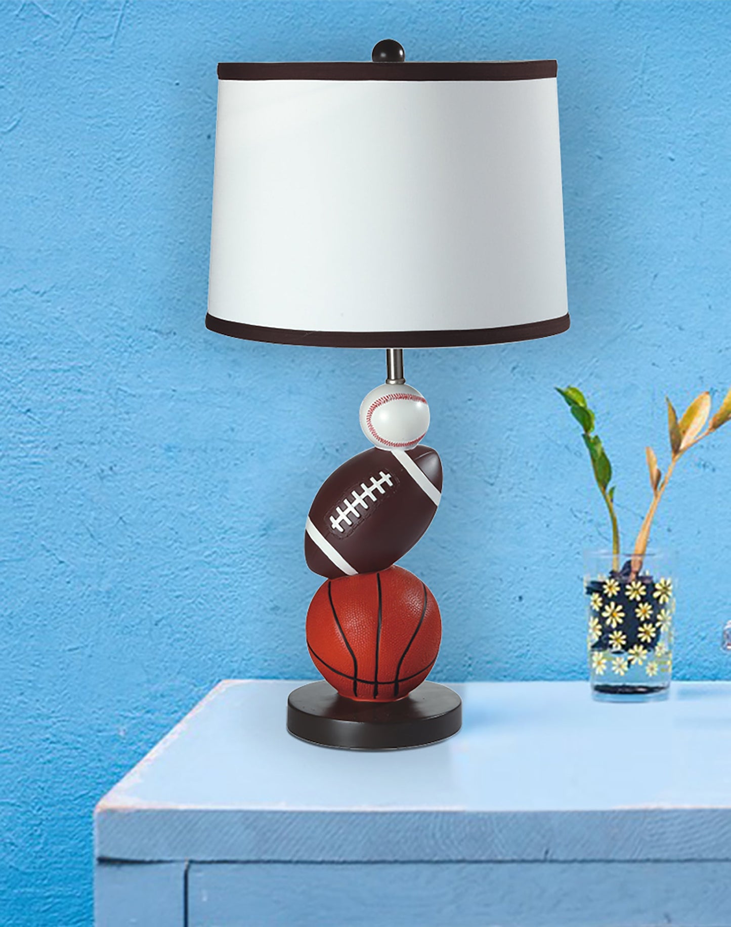 Ore International 25"H Multi Sport Accent Table Lamp