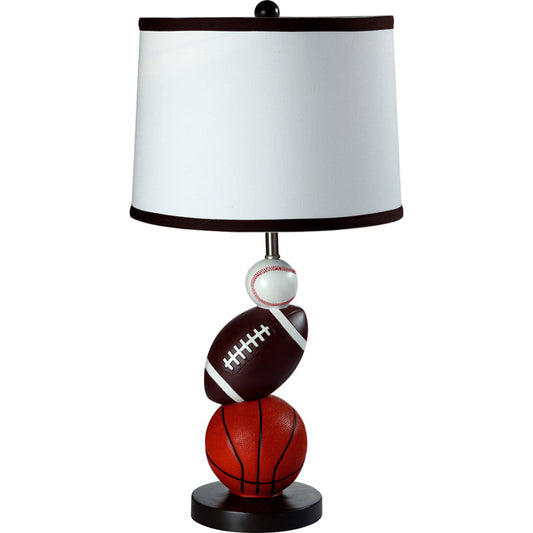 Ore International 25"H Multi Sport Accent Table Lamp