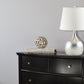 Ore International 25"H Touch-On Table Lamp In Silver