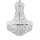 Ore International 26"H Adagio Empire Crystal 12-Light LED Hardwired Chandelier