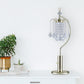 Ore International 27"H Antique Crystal-Inspired Art Deco Ant Gold Table Lamp