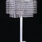 Ore International 28"H Crystal Strings Table Lamp
