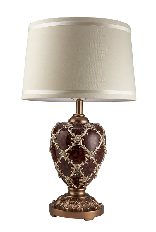 Ore International 29"H Curvae Stencils Table Lamp