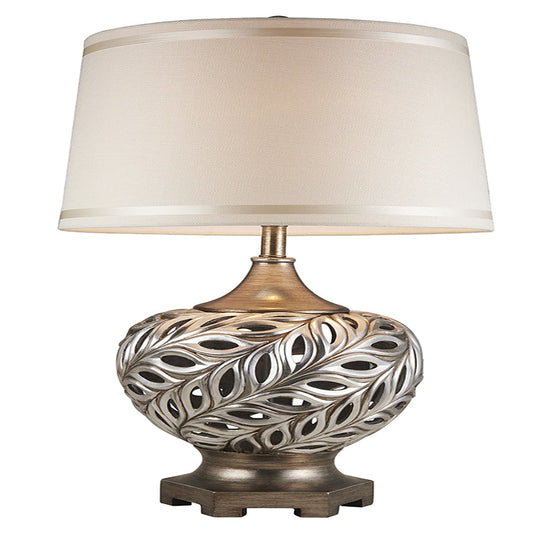 Ore International 29"H Kiara Silver Table Lamp