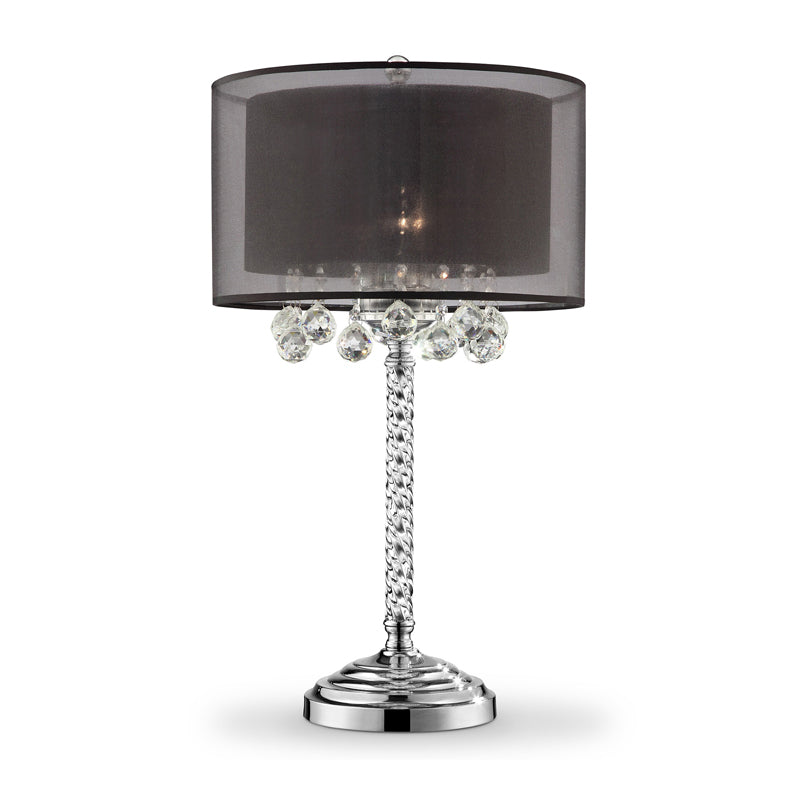 Ore International 30"H Effleurer Crystal Table Lamp