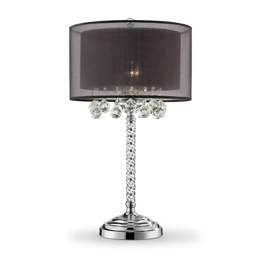 Ore International 30"H Effleurer Crystal Table Lamp
