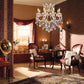 Ore International 30"H Gallant Cognac Crystal 8-Light LED Hardwired Chandelier