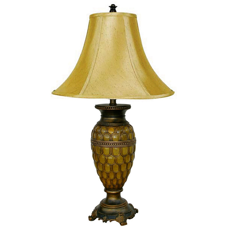 Ore International 31"H Classic Table Lamp In Honey Gold
