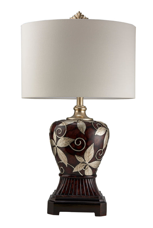 Ore International 31"H Folius Floral Foliage Table Lamp