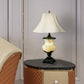 Ore International 32"H Alabaster Table Lamp With Night Light