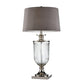 Ore International 33"H Amelia Glass Table Lamp