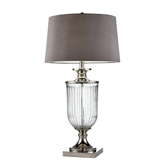 Ore International 33"H Amelia Glass Table Lamp