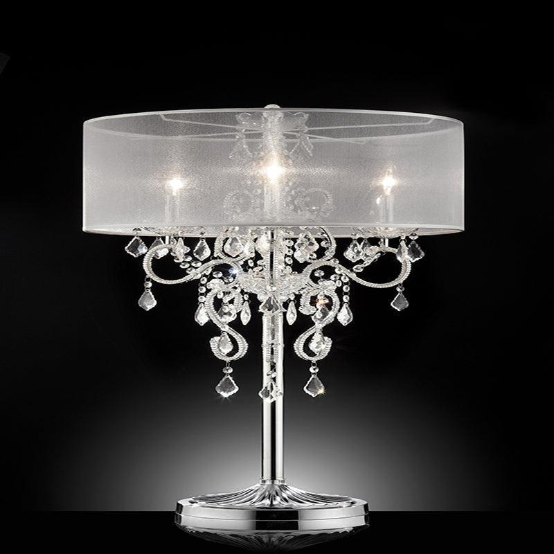 Ore International 35"H Evangelia Crystal Table Lamp
