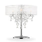 Ore International 35"H Evangelia Crystal Table Lamp