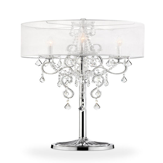 Ore International 35"H Evangelia Crystal Table Lamp