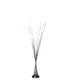 Ore International 46"H 11-Light Acrylic Globe Aluminum LED Chrysanthe Silver Chrome Metal Floor Lamp